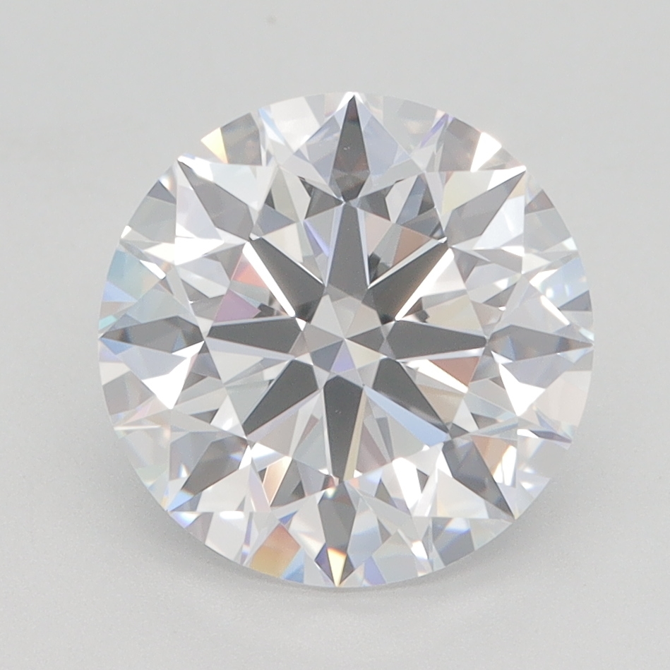 3.02 Carat Round Cut Lab Diamond