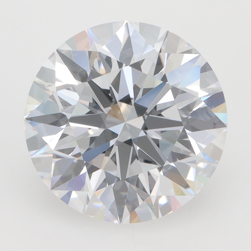 3.01 Carat Round Cut Lab Diamond