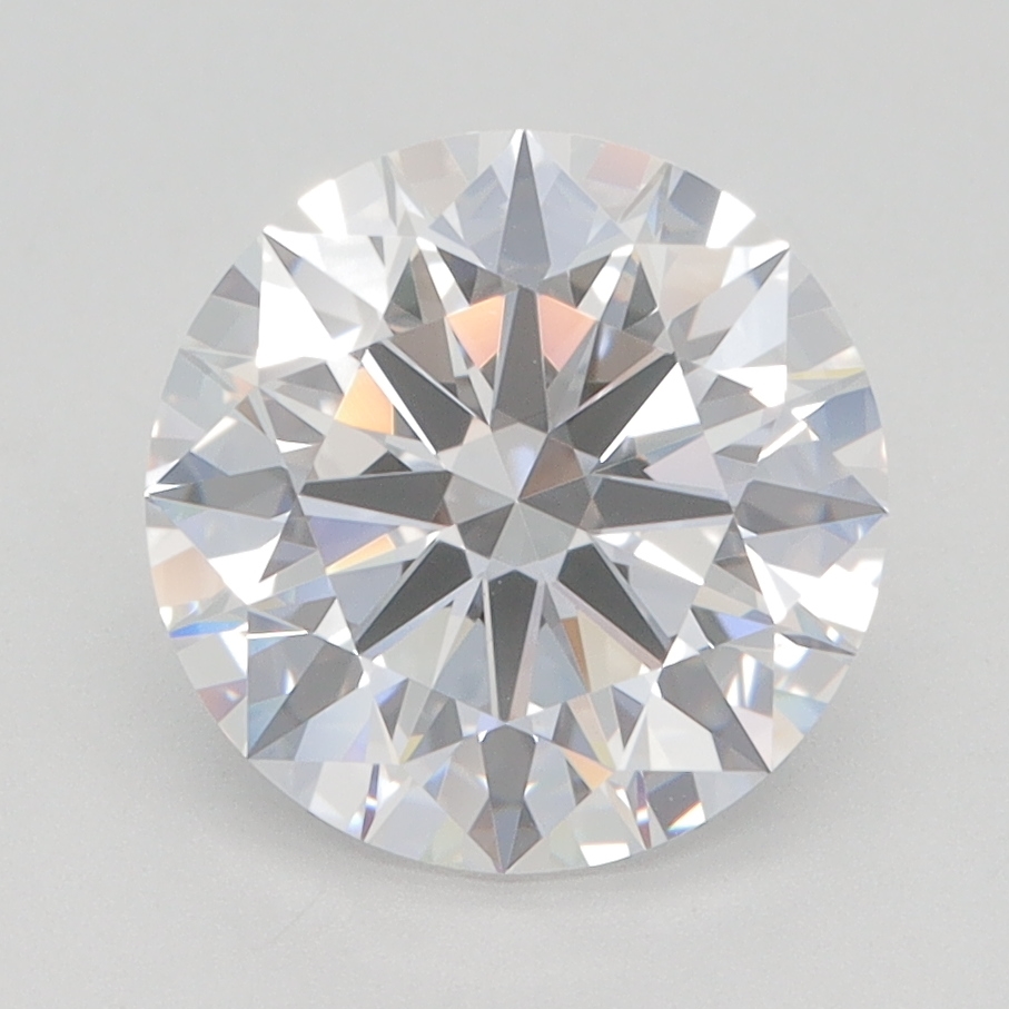 2.58 Carat Round Cut Lab Diamond