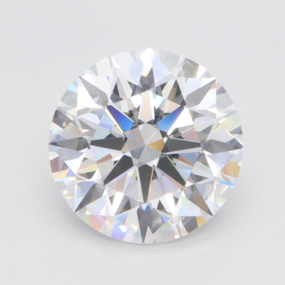 2.81 Carat Round Cut Lab Diamond