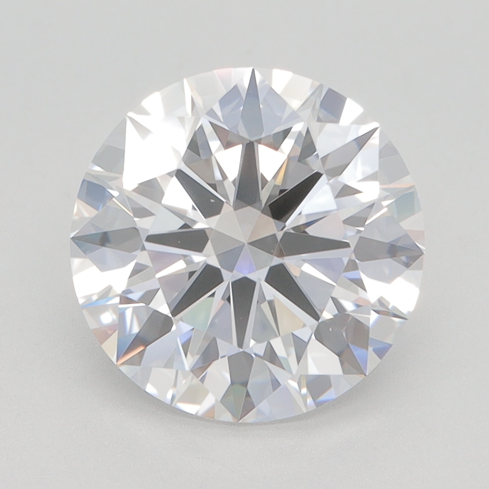 3.02 Carat Round Cut Lab Diamond