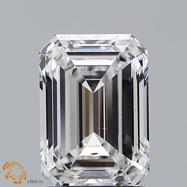 1.43 Carat Emerald Cut Lab Diamond