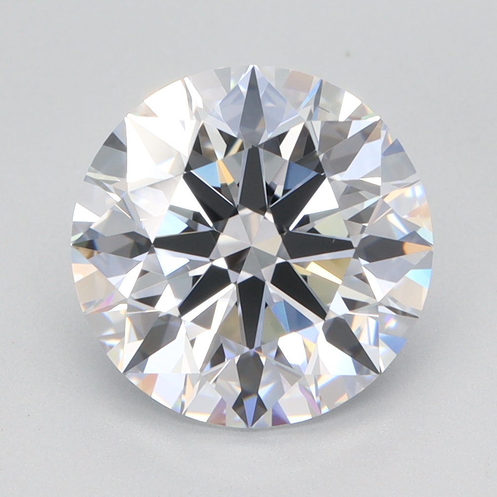 3.01 Carat Round Cut Lab Diamond