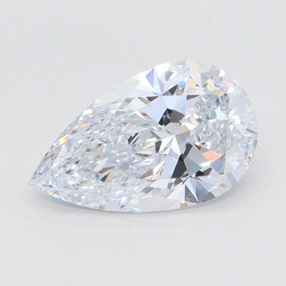 1.57 Carat Pear Cut Lab Diamond