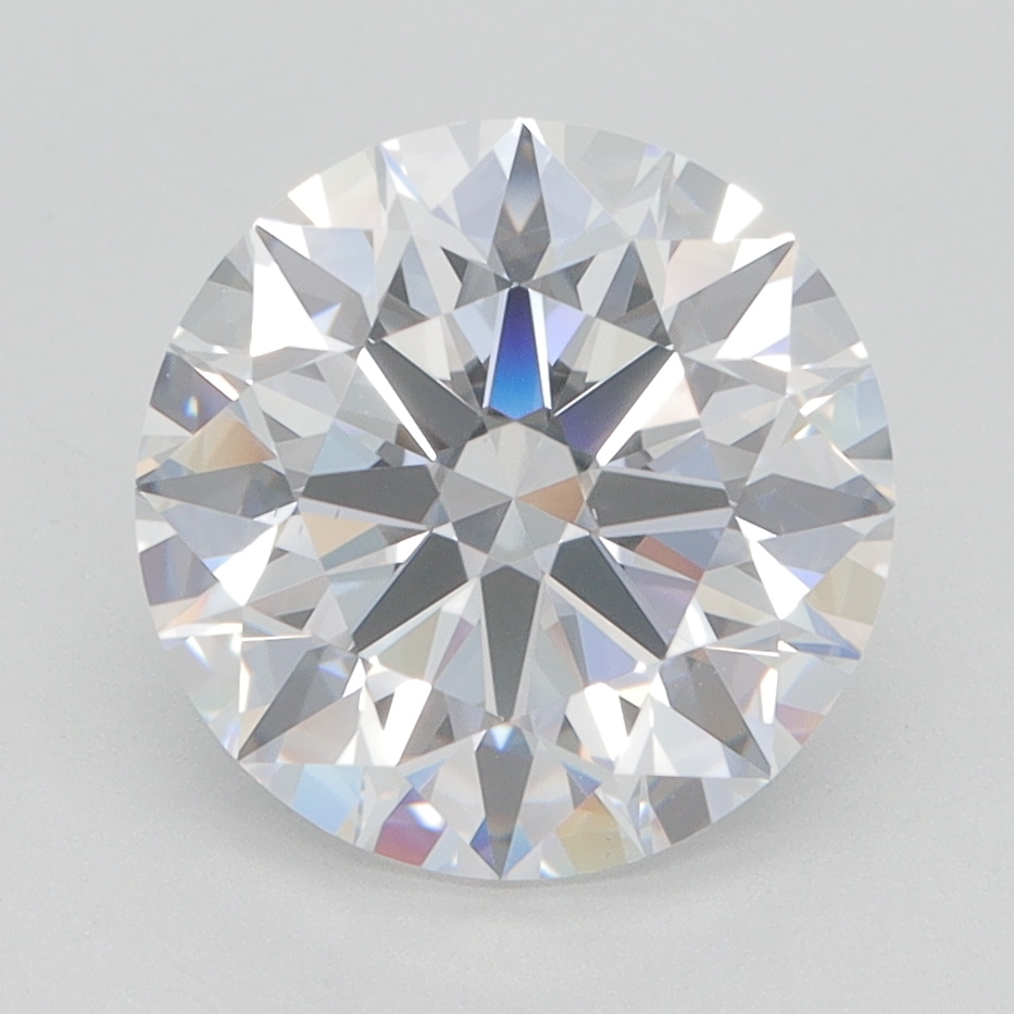3.02 Carat Round Cut Lab Diamond