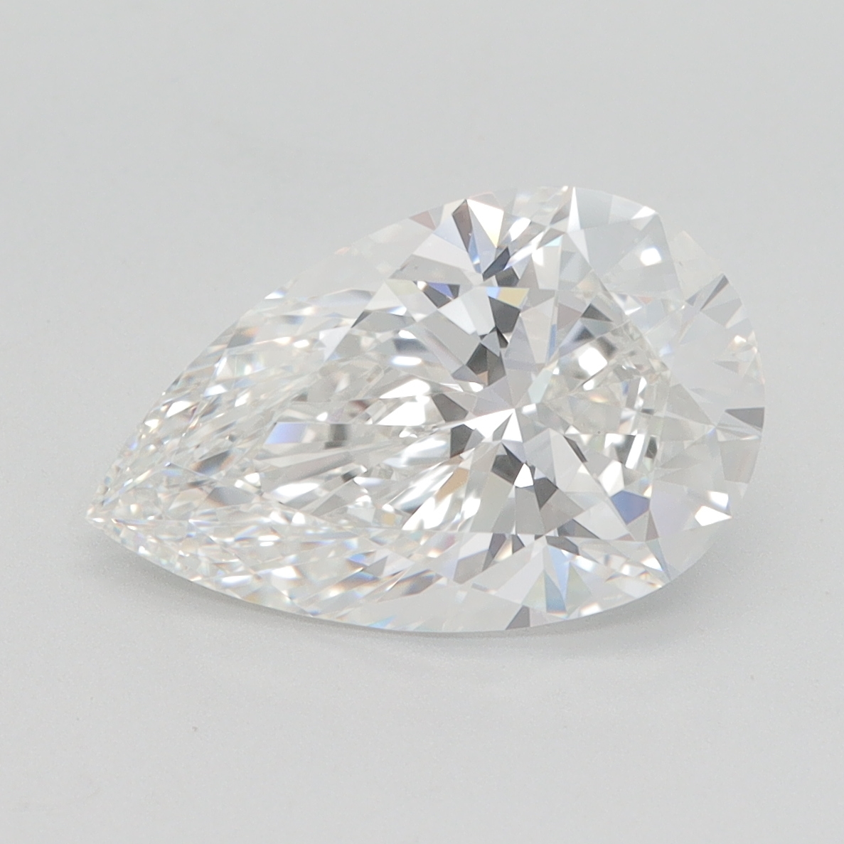 3.08 Carat Pear Cut Lab Diamond