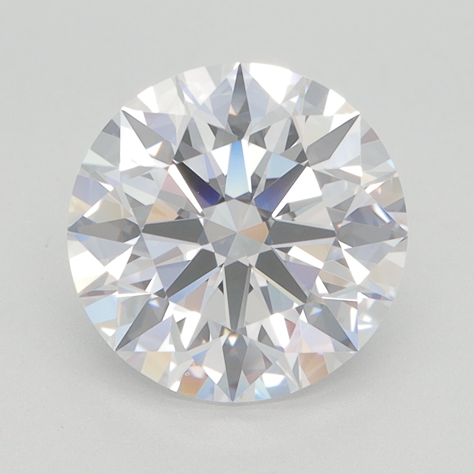 3.01 Carat Round Cut Lab Diamond