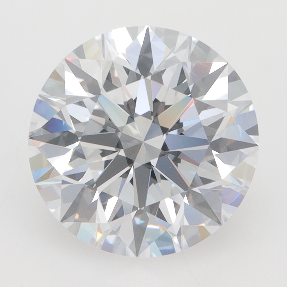 3 Carat Round Cut Lab Diamond