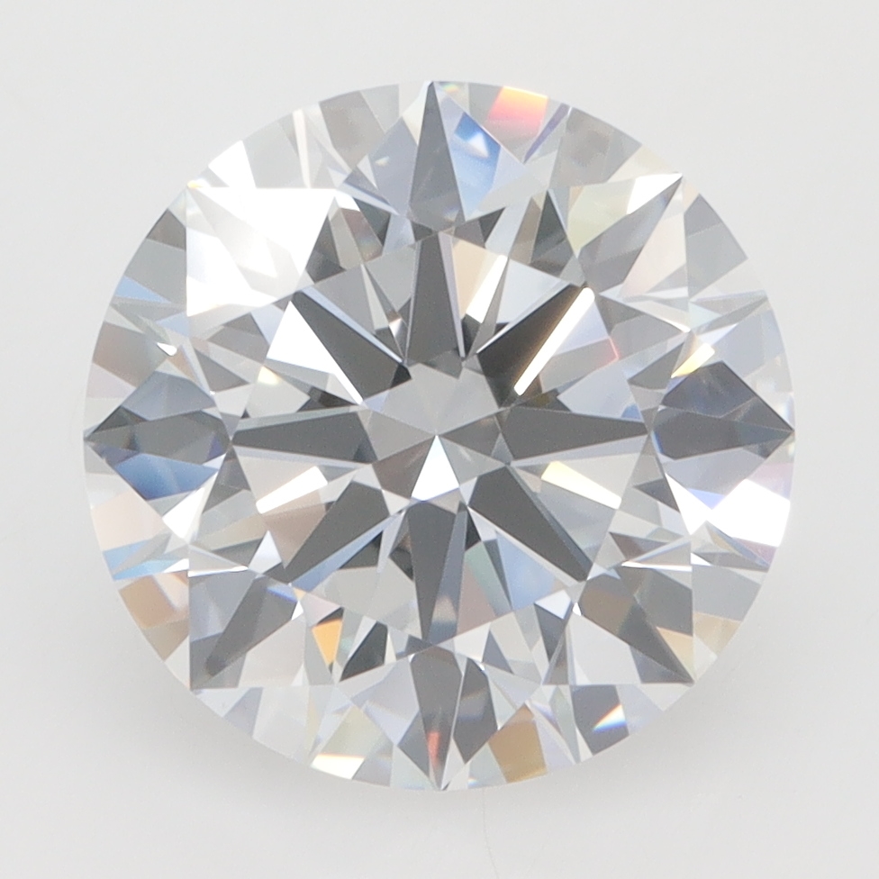 3.01 Carat Round Cut Lab Diamond