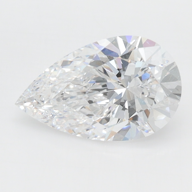 1.25 Carat Pear Cut Lab Diamond